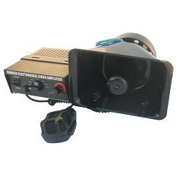 Sirens and speakers