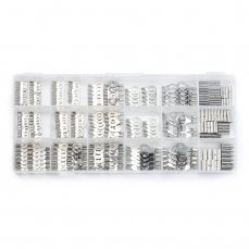 Set of non-insulated eyelets + couplings, 340 pcs