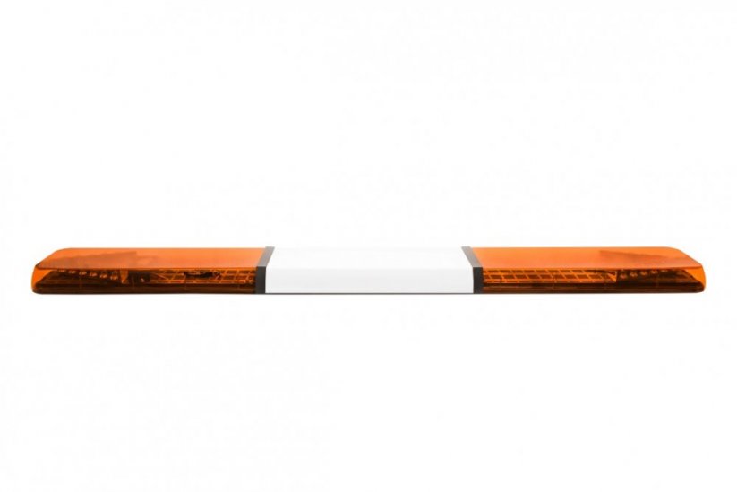 LED majáková rampa Optima 60 160cm, Oranžová, bílý střed, EHK R65 - Barva: Oranžová, Bílý střed: Ano, Kryt: Barevný, LED moduly: 4ml