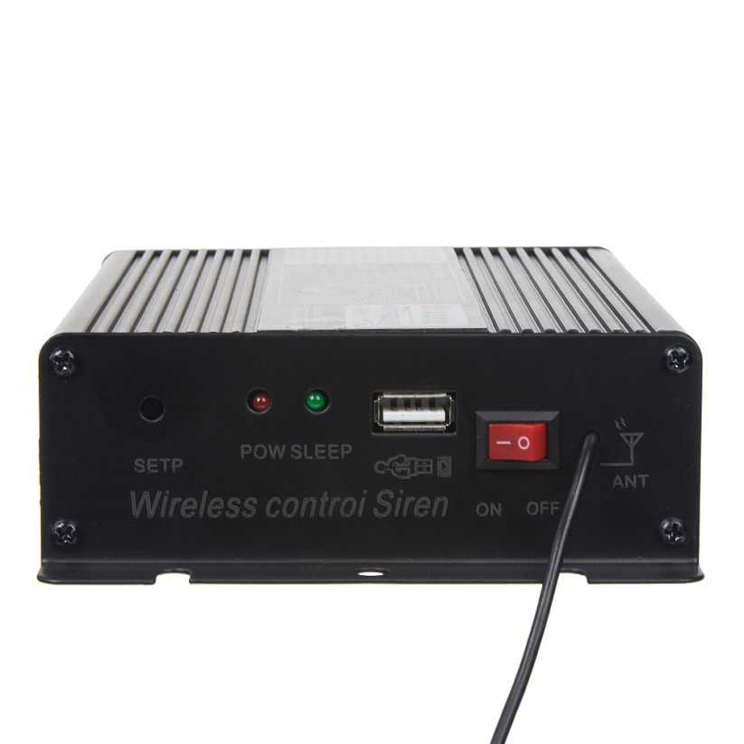 Warning system with microphone 200W / 12V.