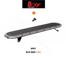Amber LED lightbar 1040 mm, 90 W, R65