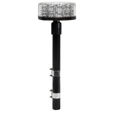 LED beacon orange-blue 12/24V, fixed mounting, 24x LED 3W, R65