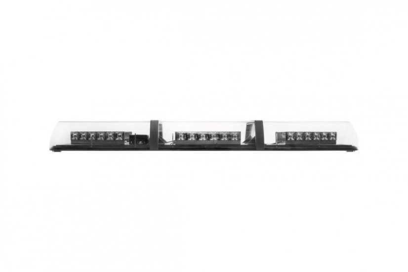 LED majáková rampa Optima 90C 160cm, Oranžová, EHK R65 - Barva: Oranžová, Bílý střed: Ne, Kryt: Barevný, LED moduly: 4ml