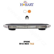 LED svetelná rampa 440mm, oranžovo-biela, magnet 10-30V, ECE R65