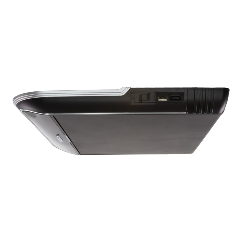 Stropní LCD monitor 17,3" s OS. Android USB/HDMI/IR/FM, dálkové ovládání se snímačem pohybu, černá