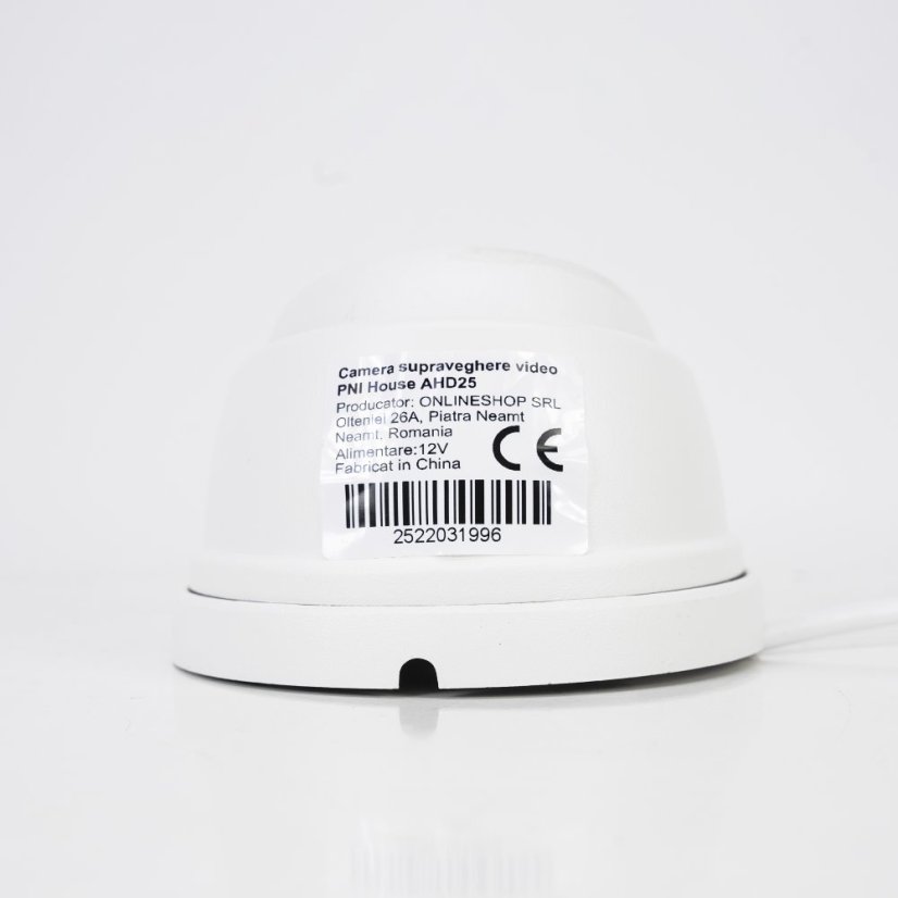 Video monitorovací kamera  5MP, dome, 3,6mm objektiv, 36 IR LED, venkovní nebo vnitřní