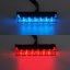 PROFI SLIM external LED warning light, for grille, red-blue, 12-24V, ECE R10