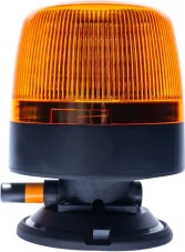 LED beacon orange 12/24V, vacuum holder, 24X3W LED, R65