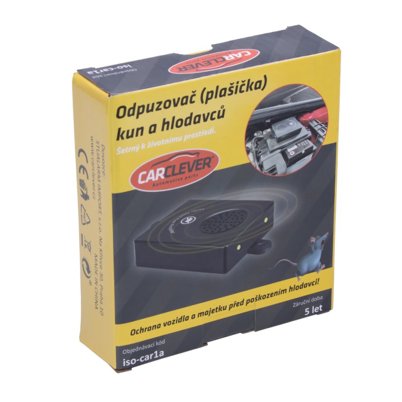 Odpuzovač kun a hlodavců do auta