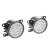 LED denné svetlá, okrúhle 90 mm, ECE