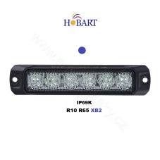 PROFI výstražné LED světlo vnější, modré, 12-24V, ECE R65