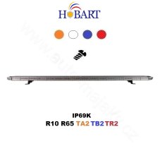 LED svetelná rampa 1400mm, oranžová, červená/modrá+biela, 10-30V, ECE R65