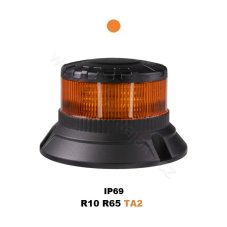 LED maják, 12-24V, 16xLED oranžový, ECE R65
