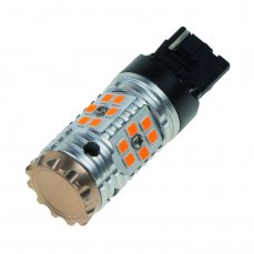 LED T20 (7440) orange, CAN-BUS, 12-24V, 24LED/3030SMD
