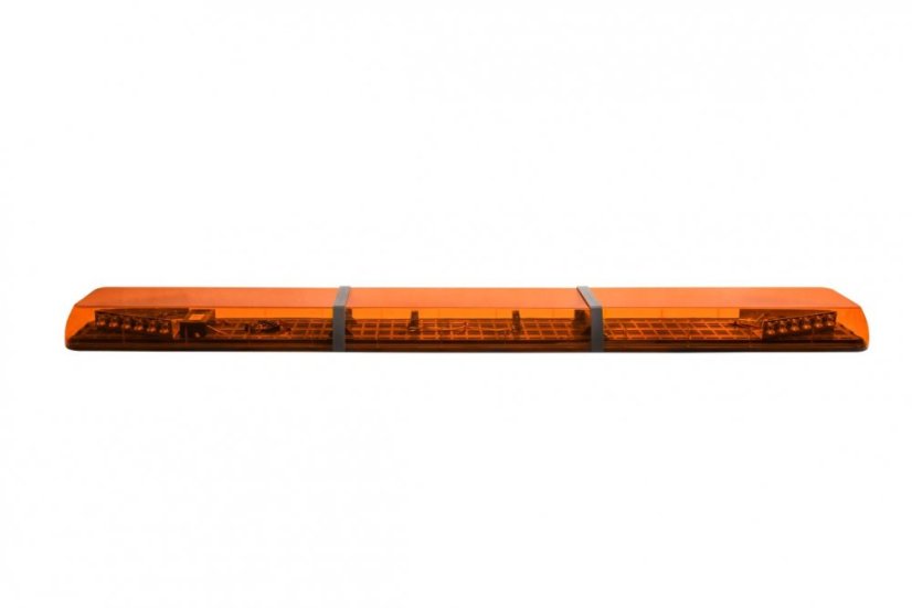 LED majáková rampa Optima 90C 160cm, Oranžová, EHK R65 - Barva: Oranžová, Bílý střed: Ne, Kryt: Barevný, LED moduly: 4ml