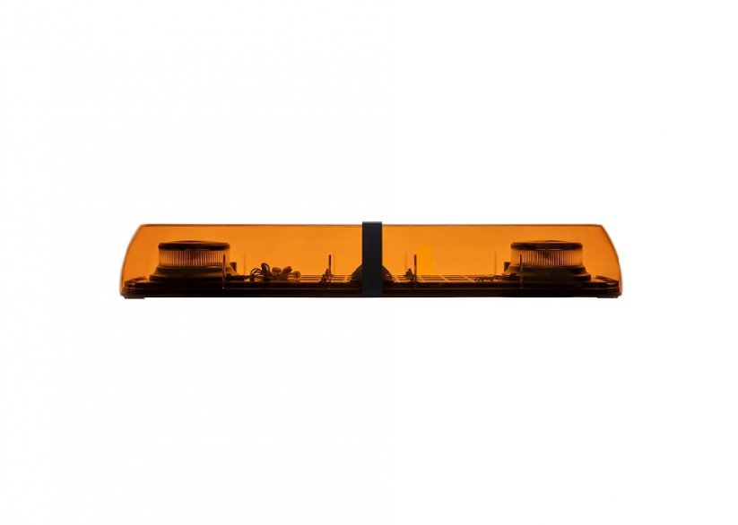 Orange LED lightbar mini Optima Eco90, length 60cm, height 9cm, 12/24V, R65 by P.P.H. STROBOS-FB
