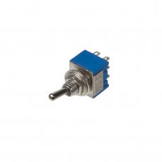 Two-way toggle switch 2x6A/12V, 2x3A/220V
