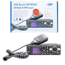CB radiostanice a MP3 přehrávač PNI Escort HP 8500 ASQ obsahuje sluchátka s mikrofonem