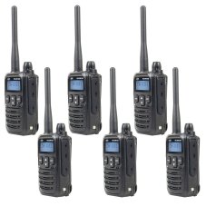 Sada 6 přenosných radiostanic, digitální a analogové, 446 MHz