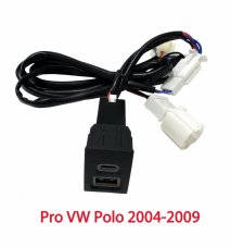 USB-C + USB QC3.0 nabíječka do VW Polo 2004-2009