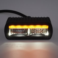 LED obdĺžnikové svetlo s oranžovým výstražným svetlom, ECE R10, R65