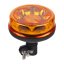 LED beacon, 12-24V, 16x1W orange on holder, ECE R65