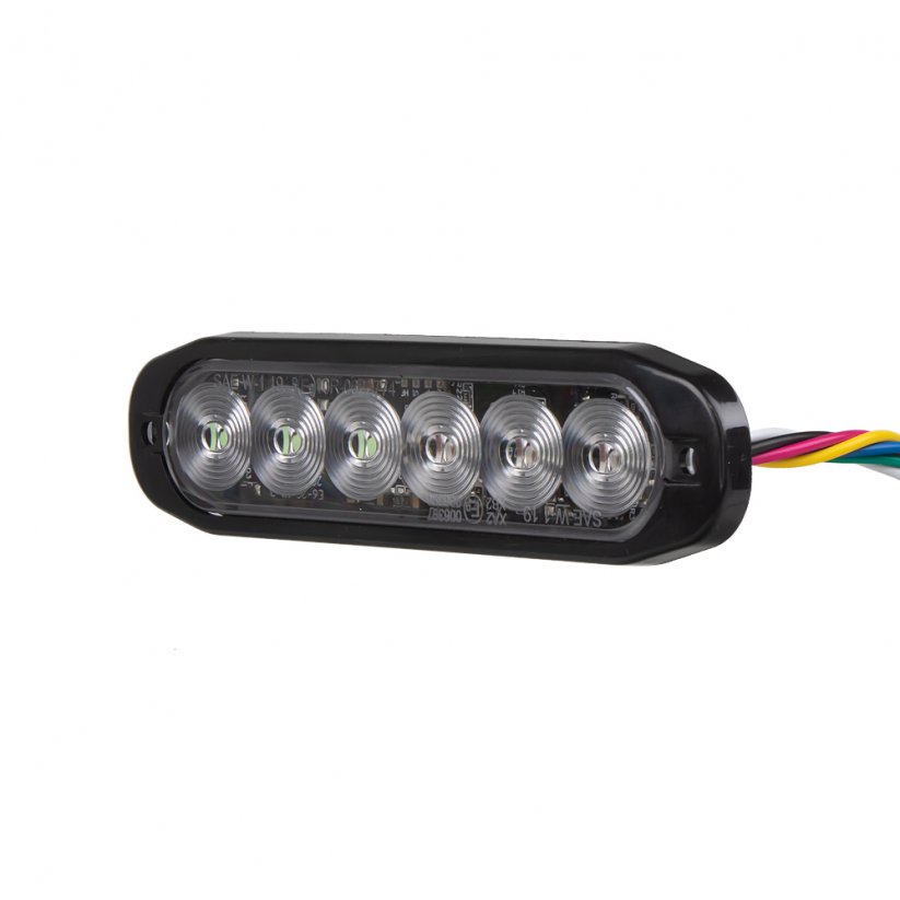 PROFI SLIM externé výstražné LED svetlo, modro-červené, 12-24V