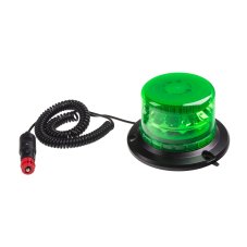LED maják, 12-24V, 24xLED zelený, magnet