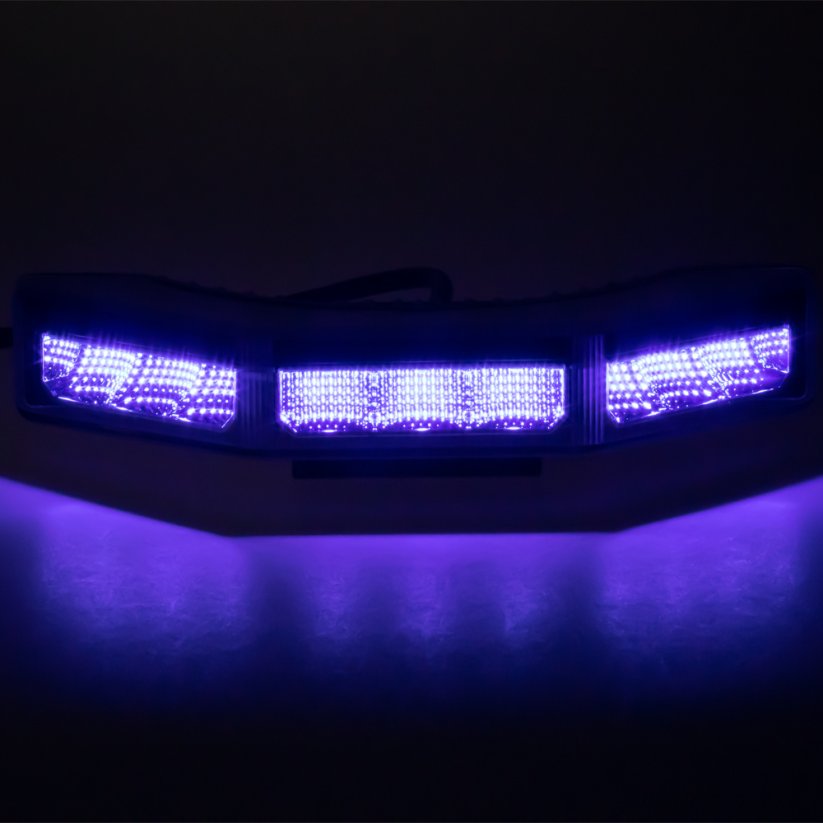 PROFI externé LED výstražné svetlo, modré, 12-24V, ECE R65