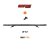 LED svetelná rampa oranžová 143cm, 12/24V, R65