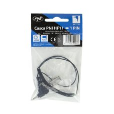 Sluchátka PNI HF11 s 1pin konektorem 3,5 mm pro CB radiostanice