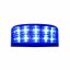 LED maják modrý 12/24V, Magnetický, 24x LED 3W, R65