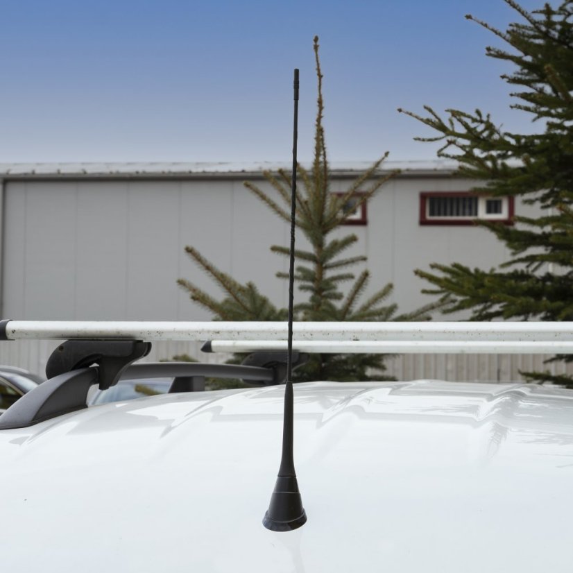 CB anténa PNI Duplex 2000 CB-FM, 26-28MHz (CB), 87-108MHz (FM), CB kabel a FM kabel 5 metrů, sklolaminát, délka 490 mm