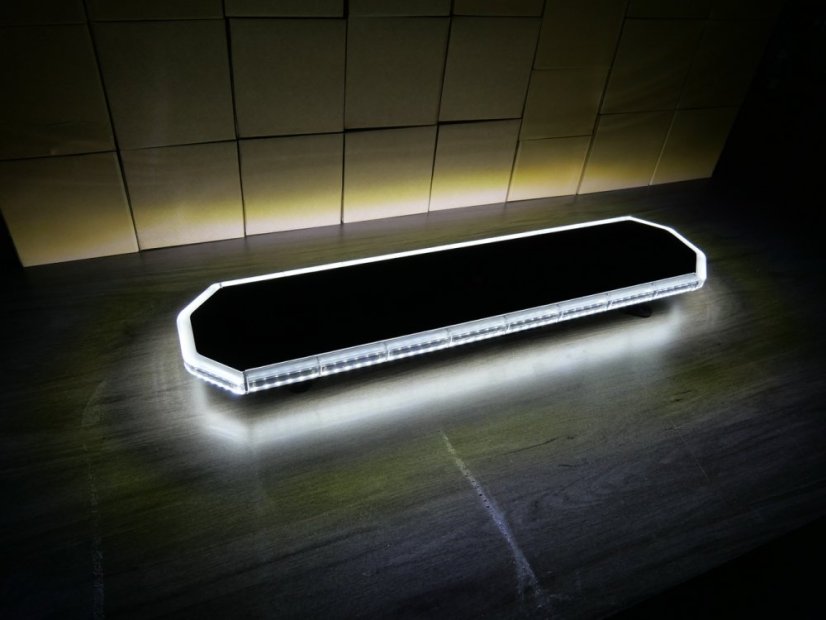 LED rampa 760mm, oranžová+bílá, 12-30V, ECE R65