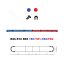 LED lightbar Montana 160cm, Blue-red, ECE R65 - Lens: Colored, LED modules: 10ml