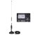 PNI S75 CB antenna with butterfly clip, magnet, and PNI SWR-300 reflectometer
