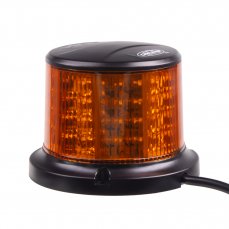 LED beacon, 12-24V, 64x0,5W, orange, magnet, ECE R65 R10