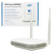 Bezdrôtové NVR PNI House WIFI800 8 kanálov 5MP alebo 4 kanály 4K 8MP hlasová výzva