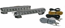 LED světla pro denní svícení, 182x24mm, ECE