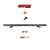 LED svetelná rampa oranžová 122cm, 12/24V, R65