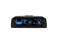 On-board DISPLAY 5.2" LCD, OBDII with built-in multi-axis gyroscope
