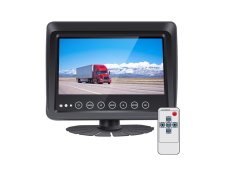 AHD set Monitor 7" prachotěsný/voděodolný/nárazu odolný, 2x4PIN vstup + kamera + 15m kabel