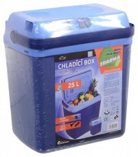 Cooling box 25litres BLUE 230/12V display with temperature