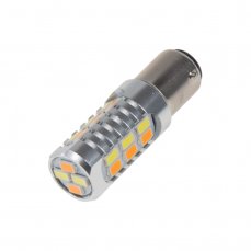 LED BAY15d (dual fiber) dual color, 12-24V, 22LED/5630SMD
