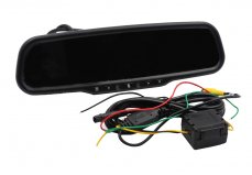 LCD monitor 4,3" s UHD DVR kamerou v zrcátku pro OEM montáž