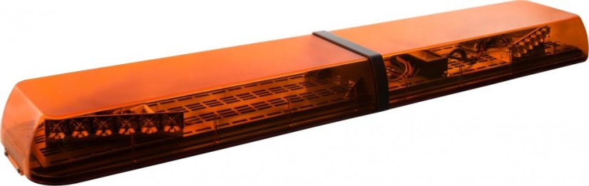 LED majáková rampa Optima 90 110cm, Oranžová, EHK R65 - Barva: Oranžová, Kryt: Barevný, LED moduly: 4ml