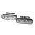 LED daytime running lights, 147x45mm, ECE