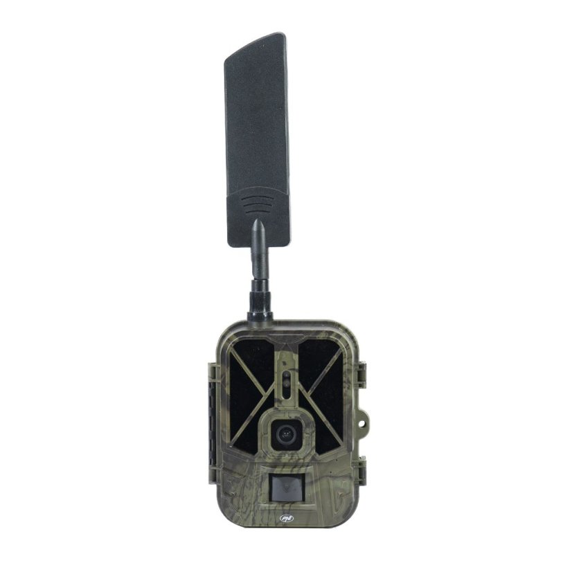 PNI Hunting 550C Game Camera with 4G LTE Internet Connectivity, including an 8000 mAh rechargeable battery