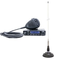 Sada CB PNI Escort rádiostanice HP 6500 ASQ + CB PNI ML100 anténa