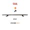 Slim LED majáková rampa oranžová 122cm, 12/24V, R65